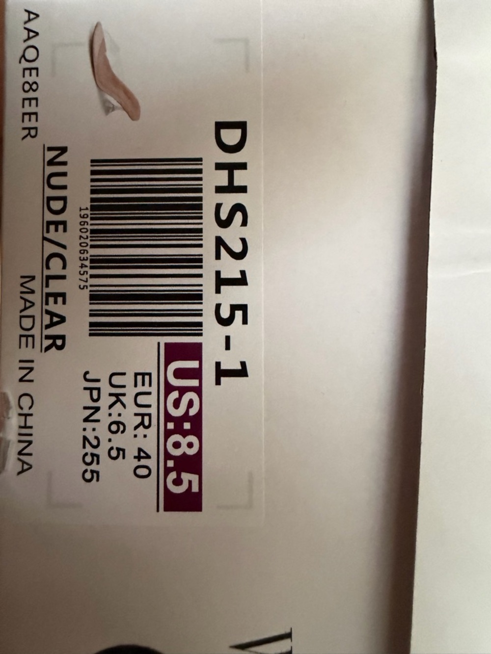 Dream Pairs Nude/Clear Women Heels